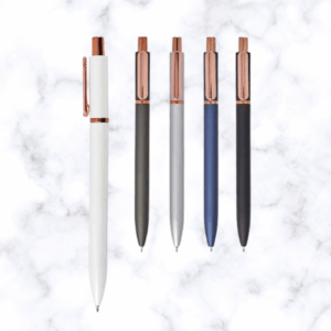 רדיום זהב - עט ג'ל עשוי מתכת חוד 0.5 מ"מ